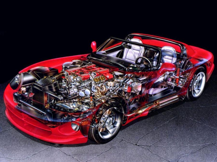 Схема Dodge Viper RT/10 1992 года  (фото 45 из 46)
